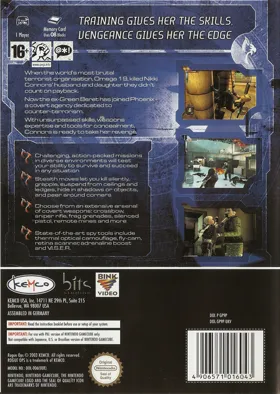 Rogue Ops box cover back